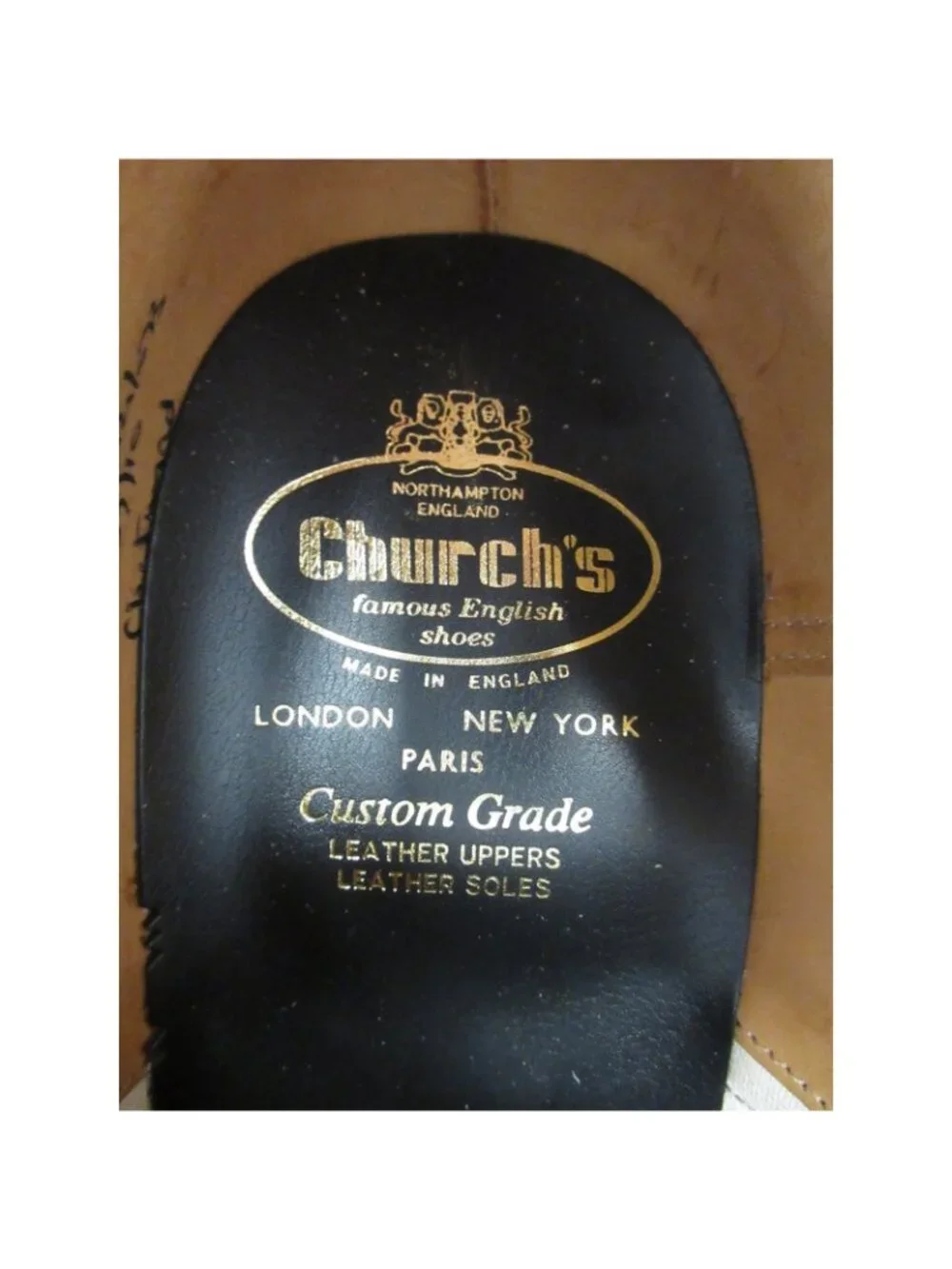 VTG Churchs Shoes 12 F Custom Grade Chetwynd Oxford Wingtip 110 US 11